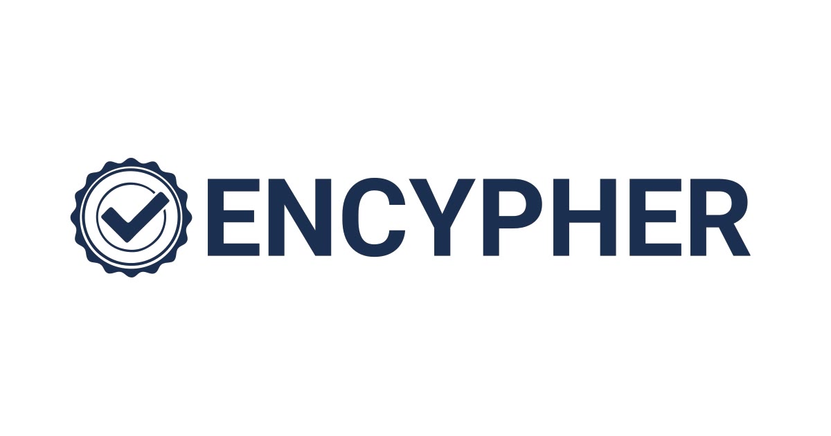 A signed Encypher brand card, the signed file offered for download on this page