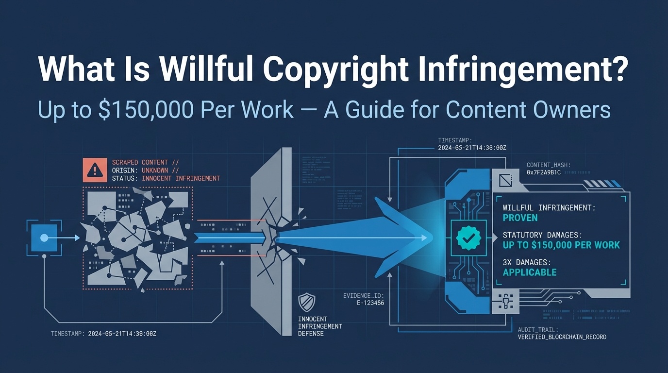 What Is Willful Copyright Infringement? A Guide for Content Owners